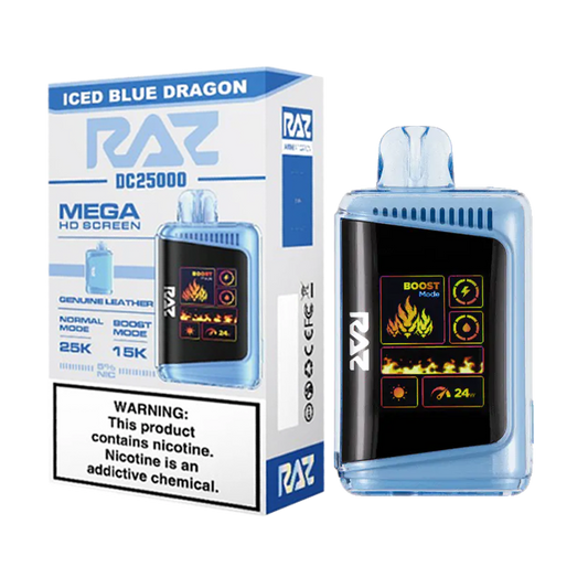 RAZ ICED BLUE DRAGON 25K|6975984056821|Pack Of|5
