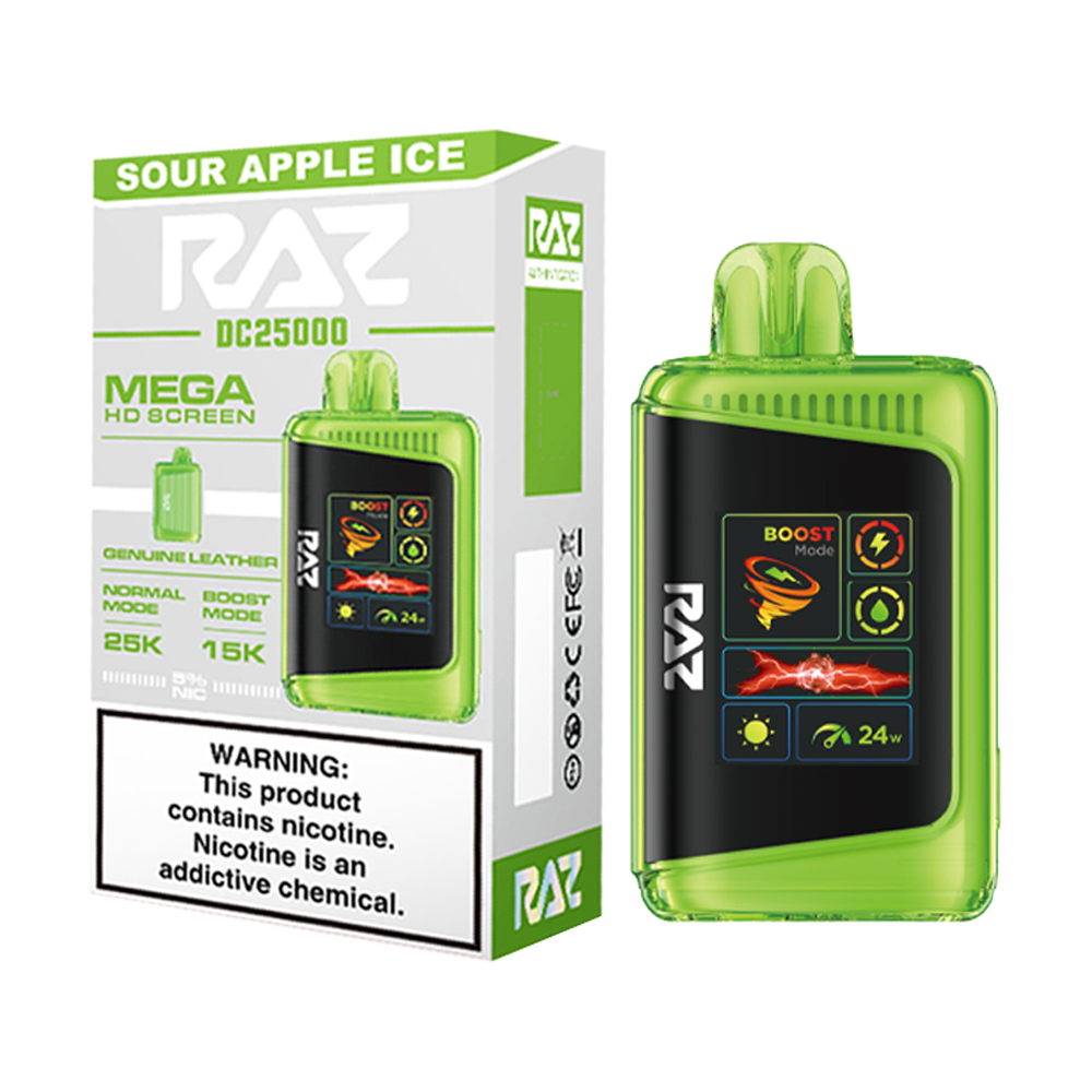 RAZ SOUR APPLE ICE 25K|6970313642201|Pack Of|5