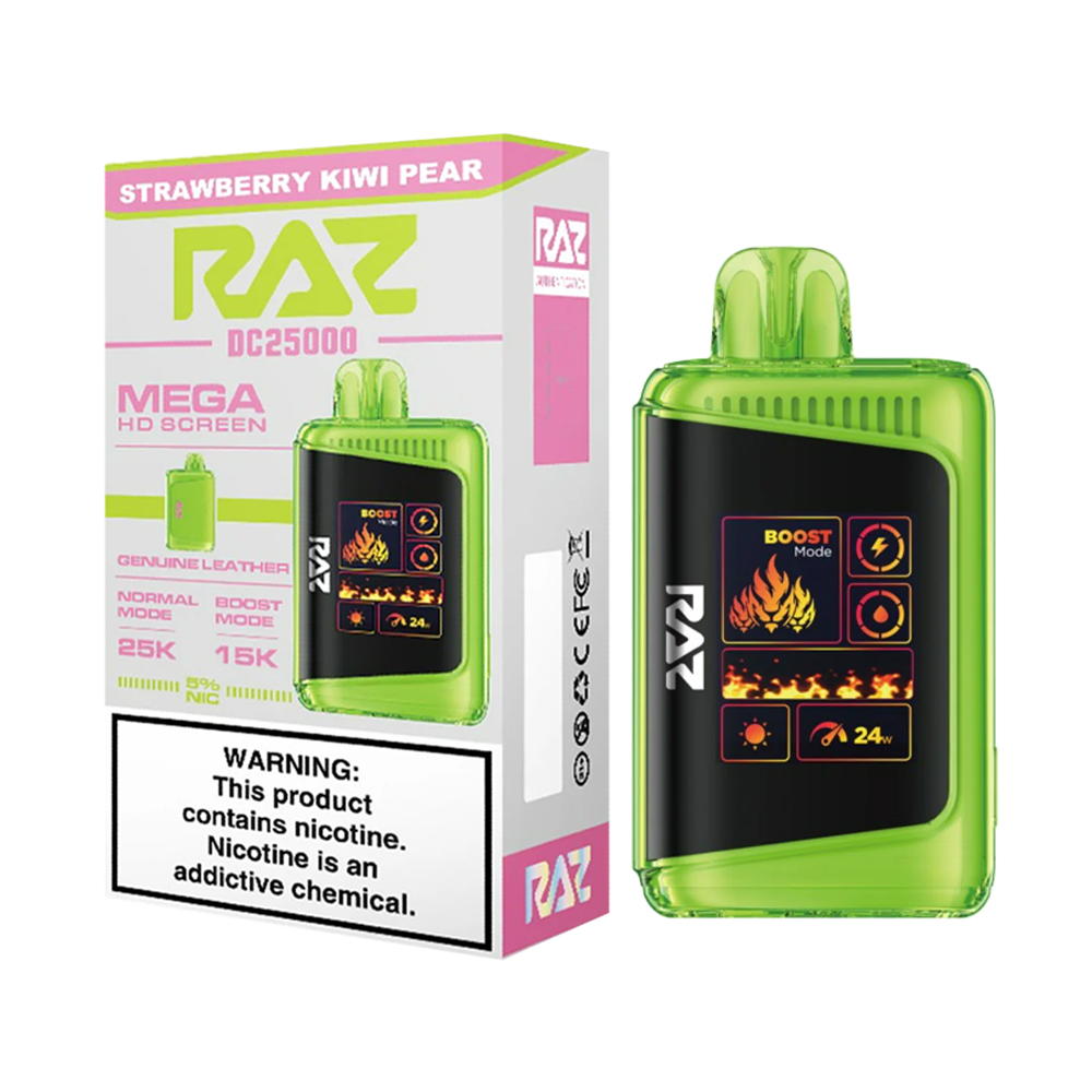 RAZ DC 25k PUFFS|STRAWBERRY KIWI PEAR|6975984059334|Pack of 5
