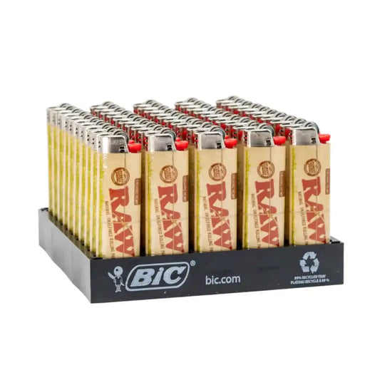 BIC DISPOSABLE LIGHTER RAW CLASSIC 50CT