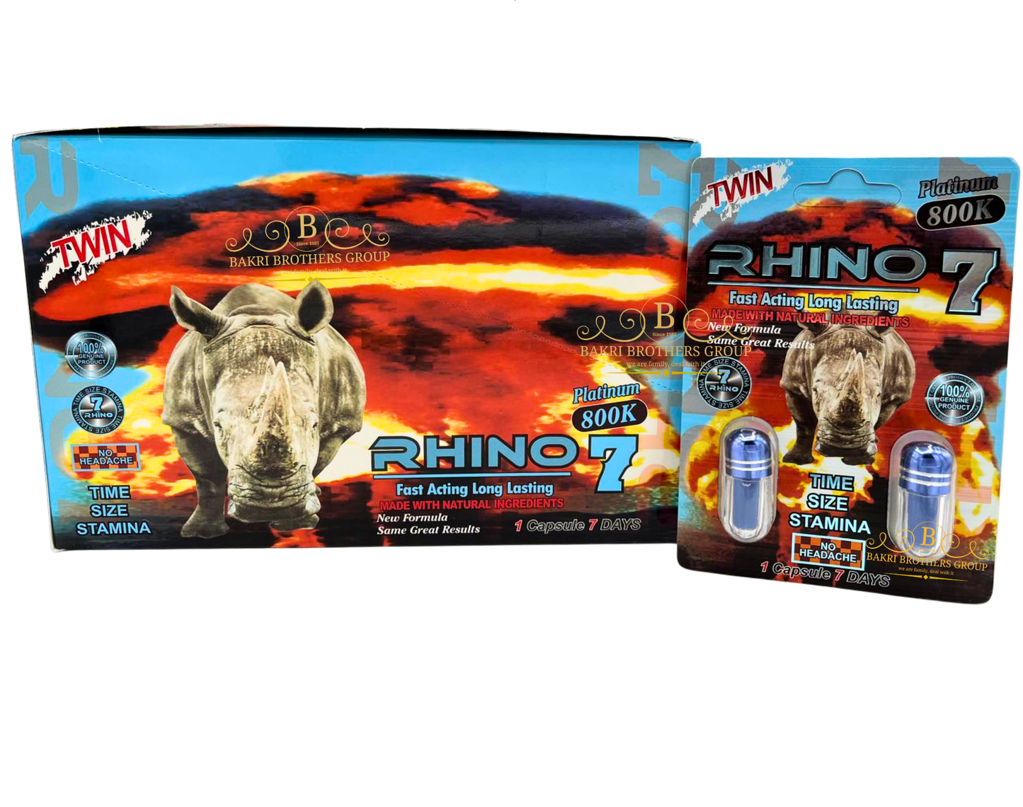 RHINO 7 800K 3D BOX 24CT