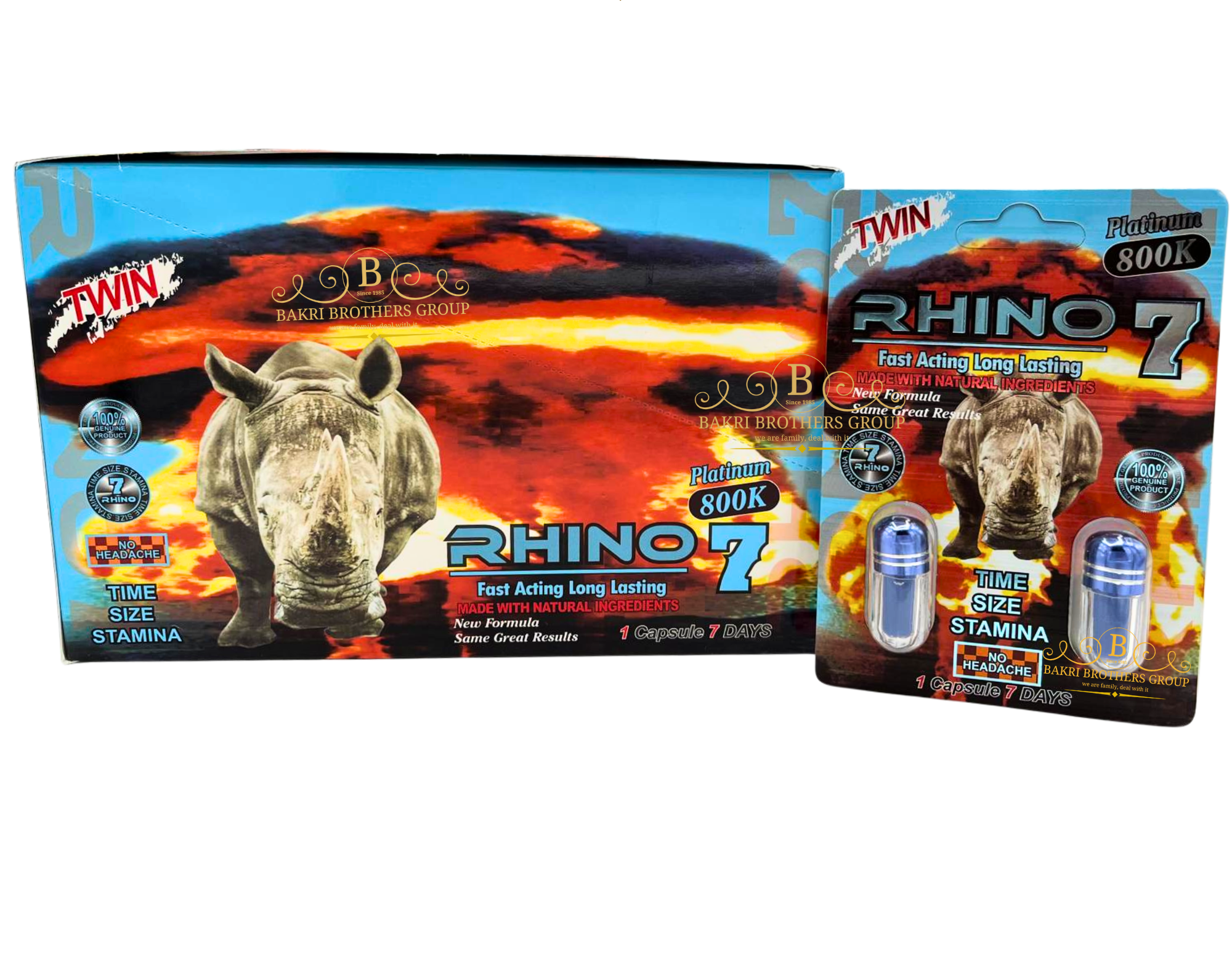 RHINO 7 800K 3D BOX 24CT
