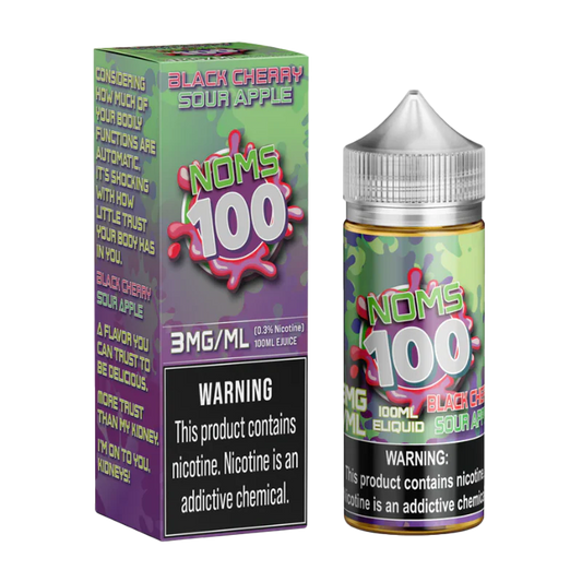 NOMS BLACK CHERRY SOUR APPLE 3MG 100ML