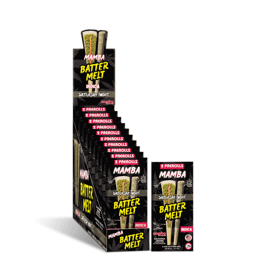 MAMBA BATTER MELT PROLL| SATURDAY NIGHT INDICA 5GM|643556215315|PK OF 10