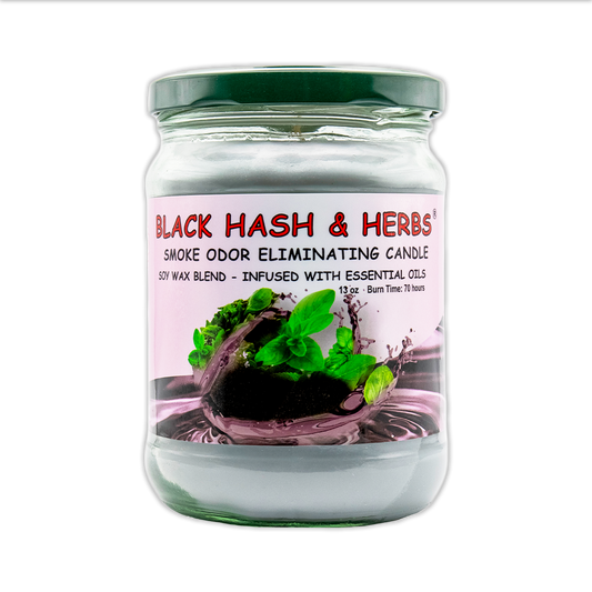 BLUNTEFFECT ODOR CANDLE BLACK HASH & HERBS 13OZ