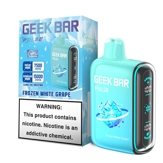 GEEK BAR PULSE INDO FROZEN WHITE GRAPE 15K