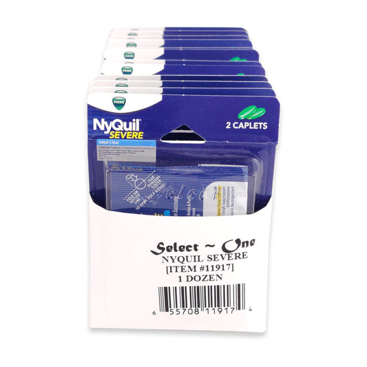 Nyquil Severe Single Pack Blister 12 x 1 12cs|655708119129|Pack Of|12