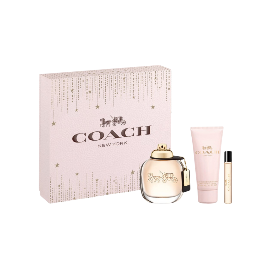LS COACH 3PC W 3.4 EDP POUCH