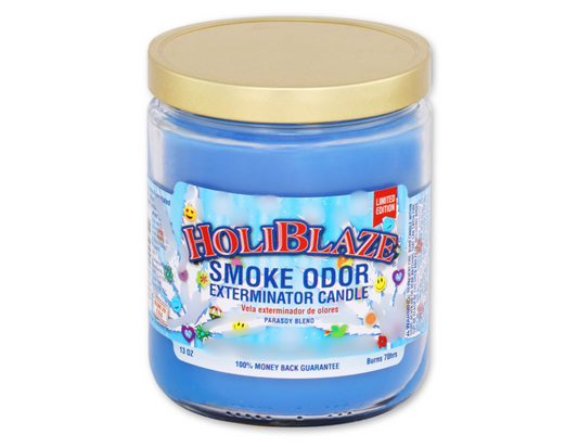 SMOKE ODOR CANDLE HOLI BLAZE 13OZ