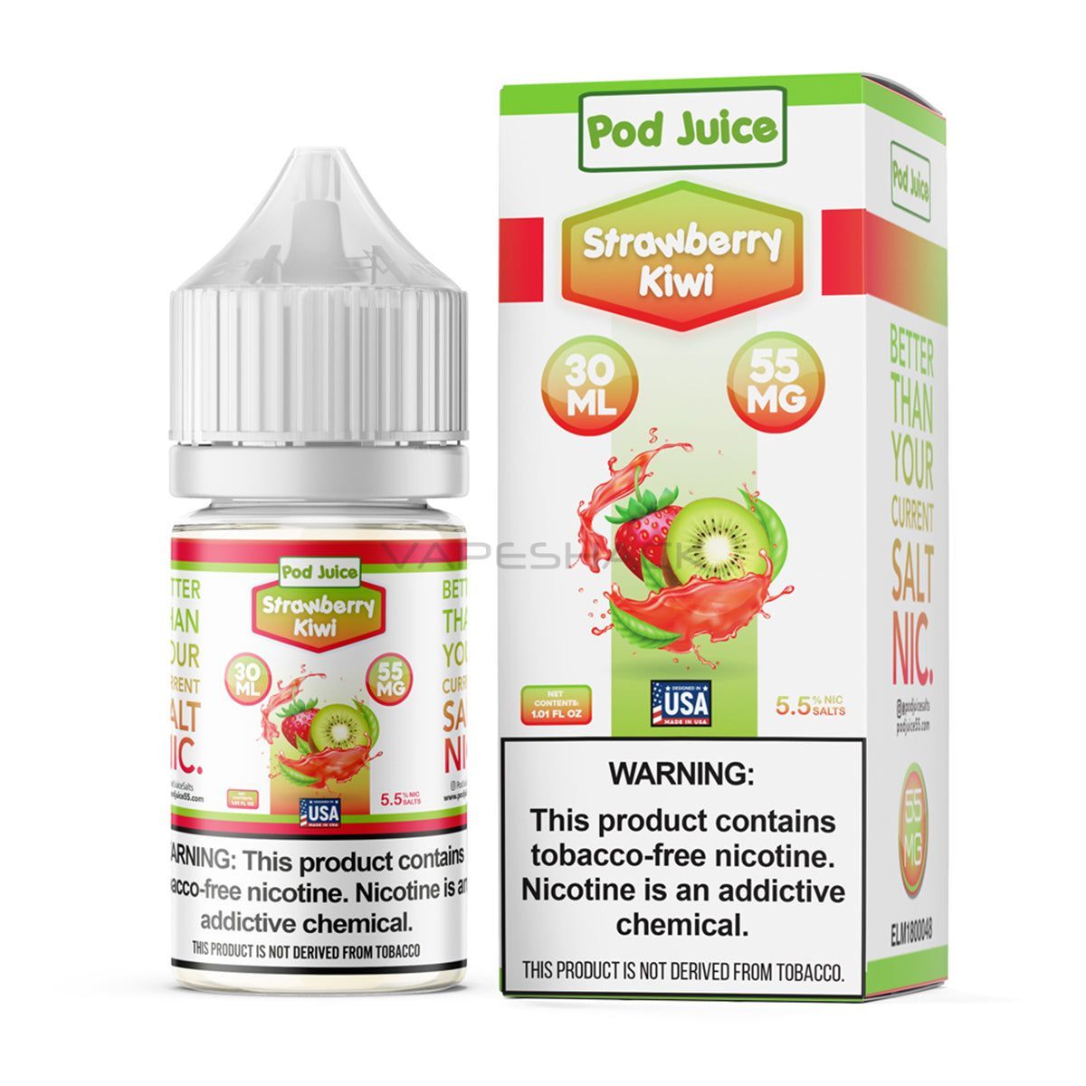 POD JUICE STRAWBERRY KIWI 30ML 55MG