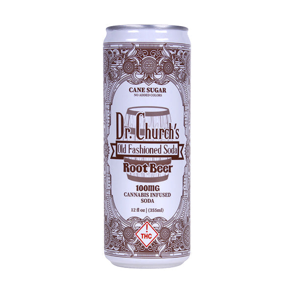 DR CHURCH SODA ROOT BEER 100MG 355MLL 1CT