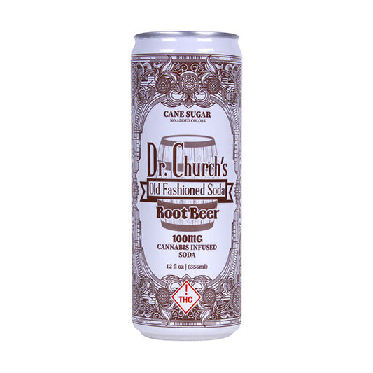 DR CHURCH SODA ROOT BEER 100MG 355MLL 1CT