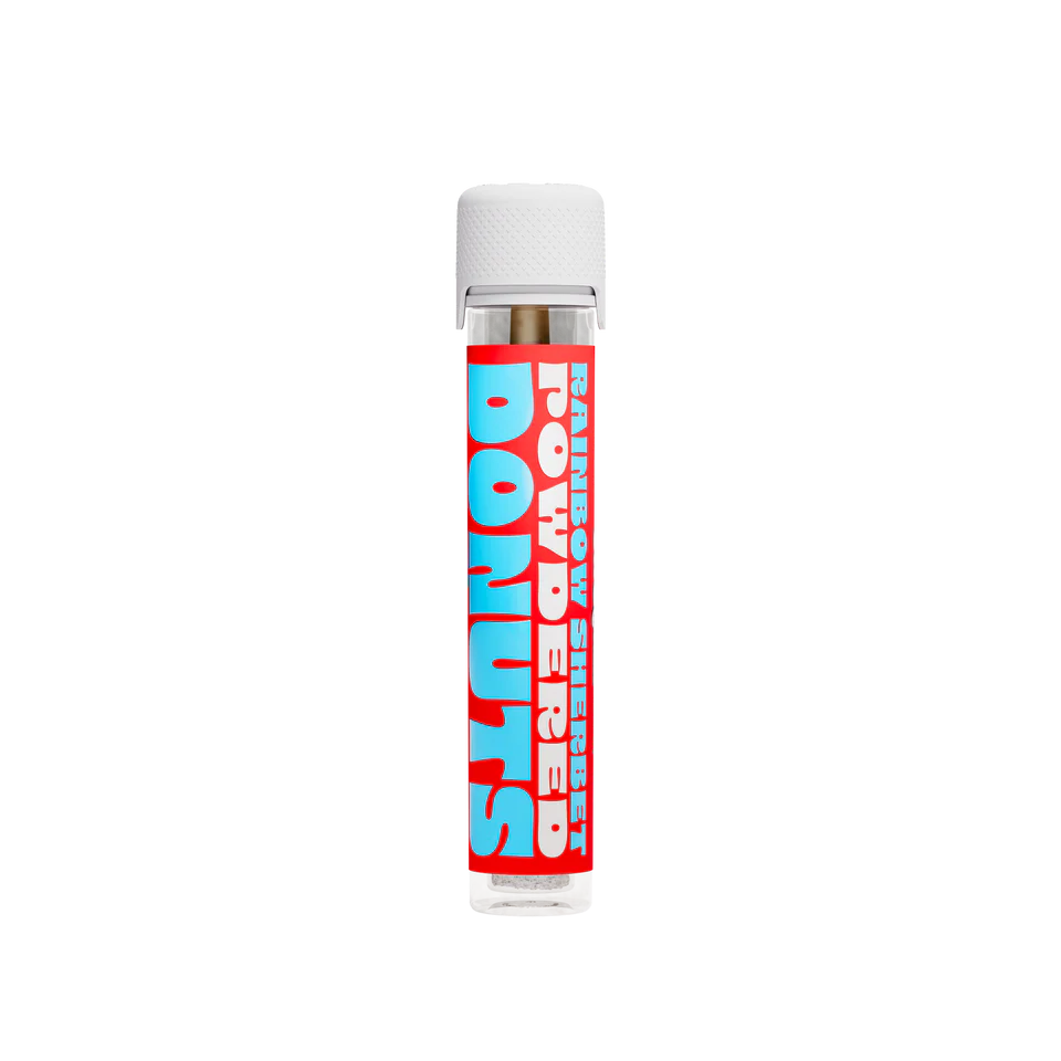 ICE KREAM POWDERED DONUT PROLL RAINBOW SHERBET 2.25GM