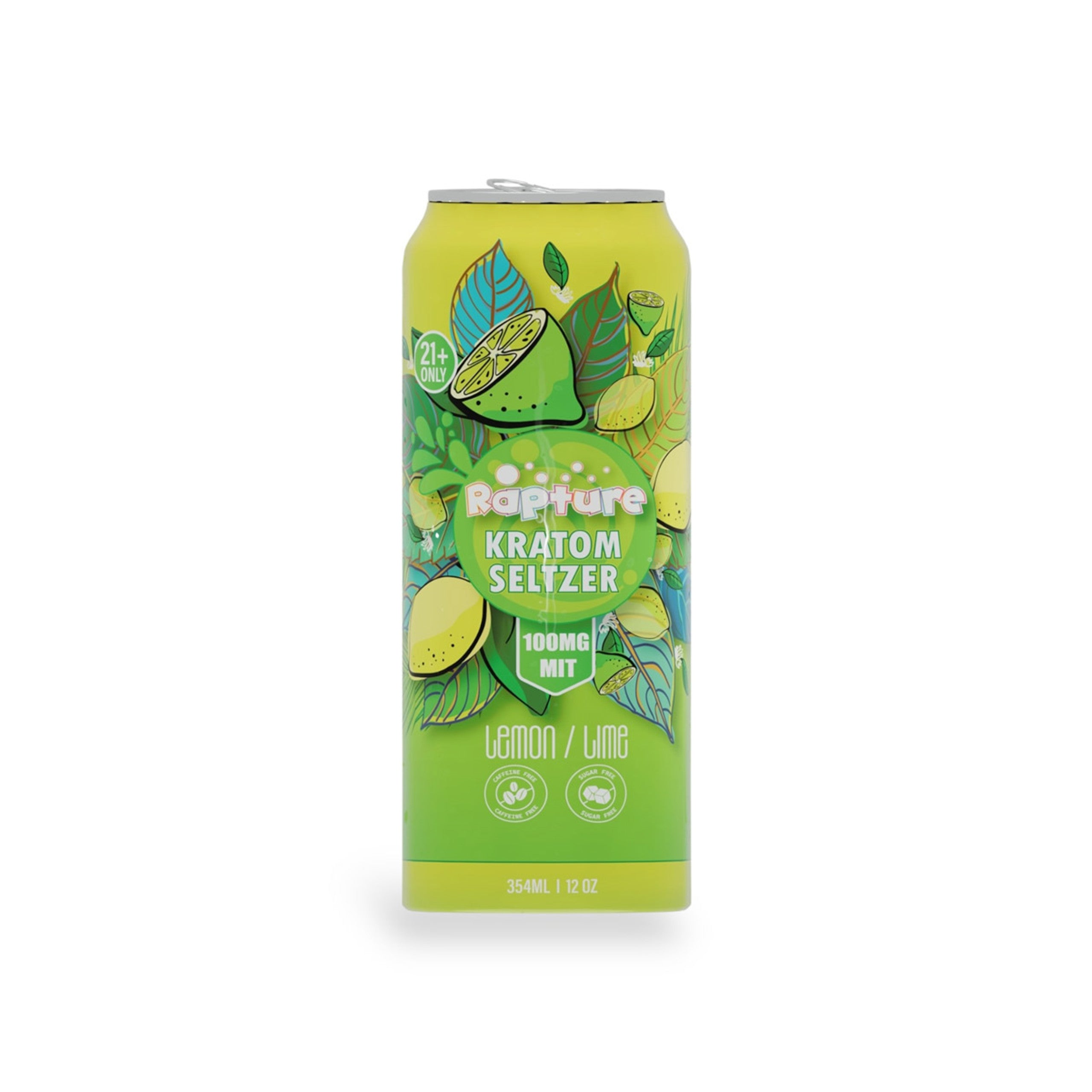 RAPTURE SELTZER MIT LEMON LIME 12OZ 100MG