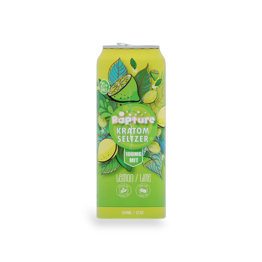 RAPTURE SELTZER MIT LEMON LIME 12OZ 100MG