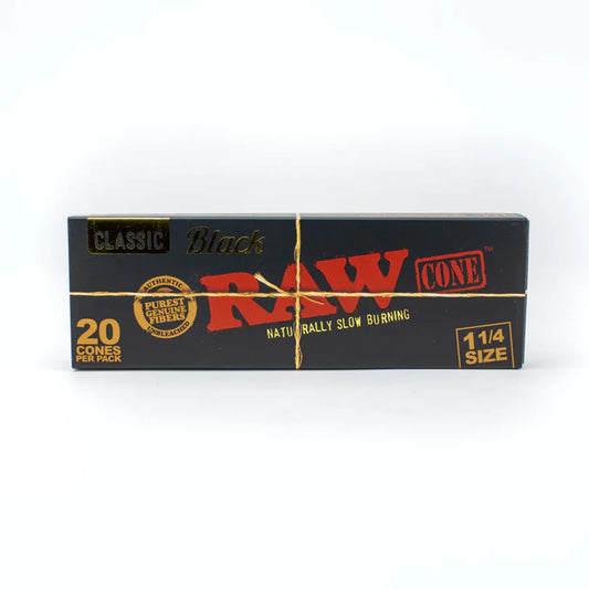 RAW CONE BLACK 1.25 SIZE