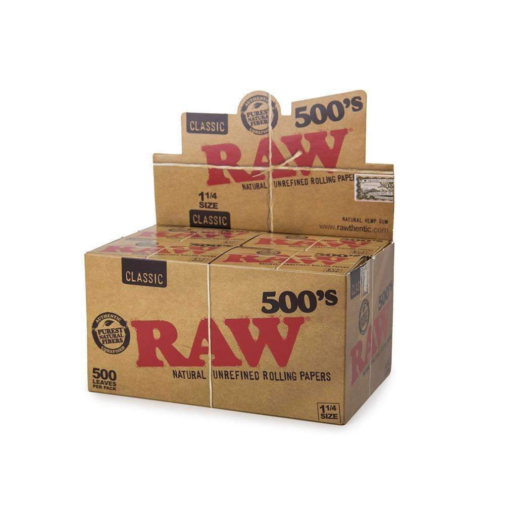 RAW CLASSIC PAPERS 1-1/4 500S 500PK 20CT