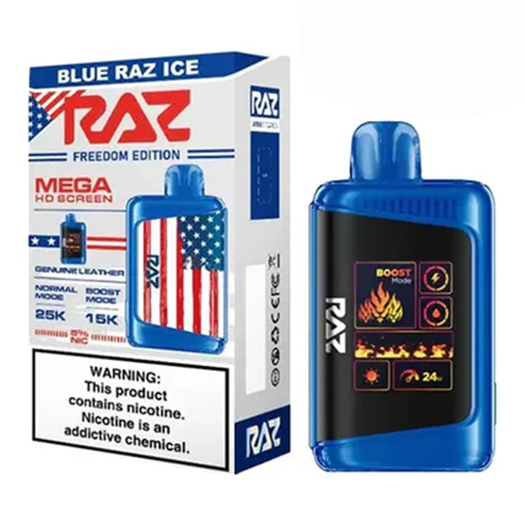 RAZ S FREEDOM EDITION BLUE RAZ ICE 25K