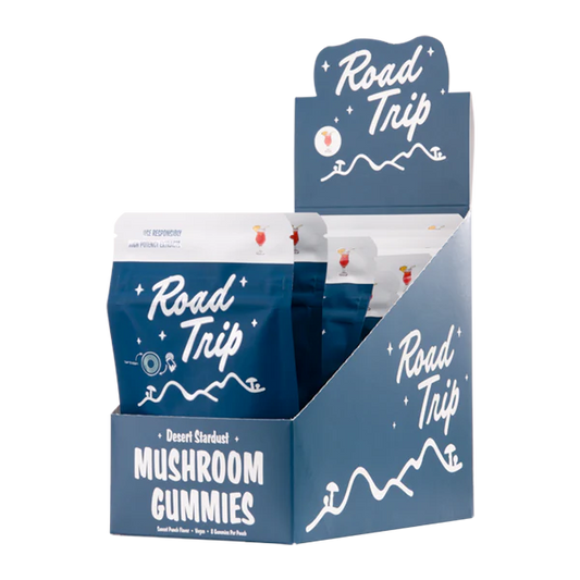 ROAD TRIP MUSHROOM GUMY SUNSET PUNCH 28GM|721750434531|Pack Of|30