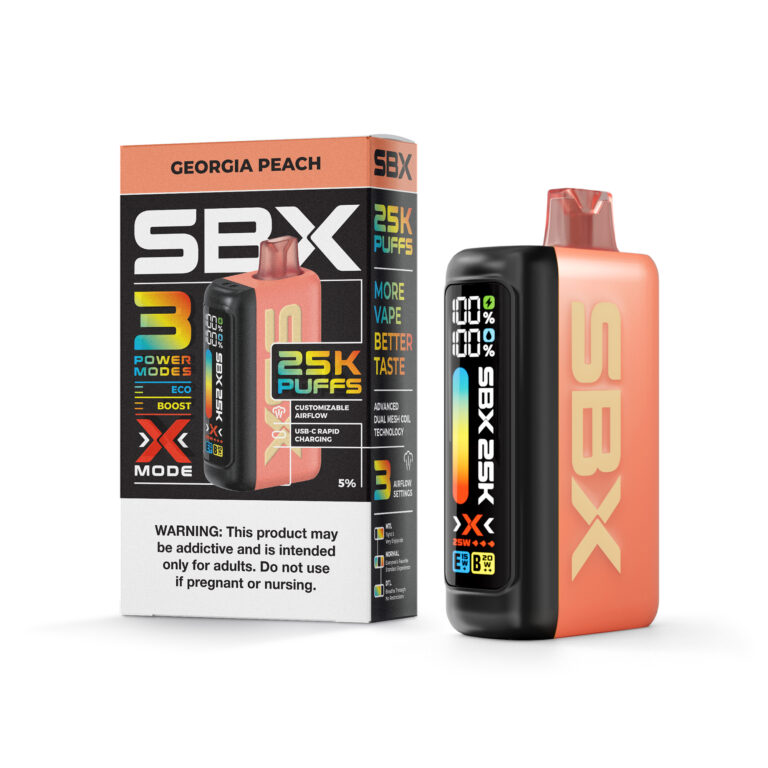 SBX 25K |SBX GEORGIA PEACH 25K|810100436278|Pack of 5
