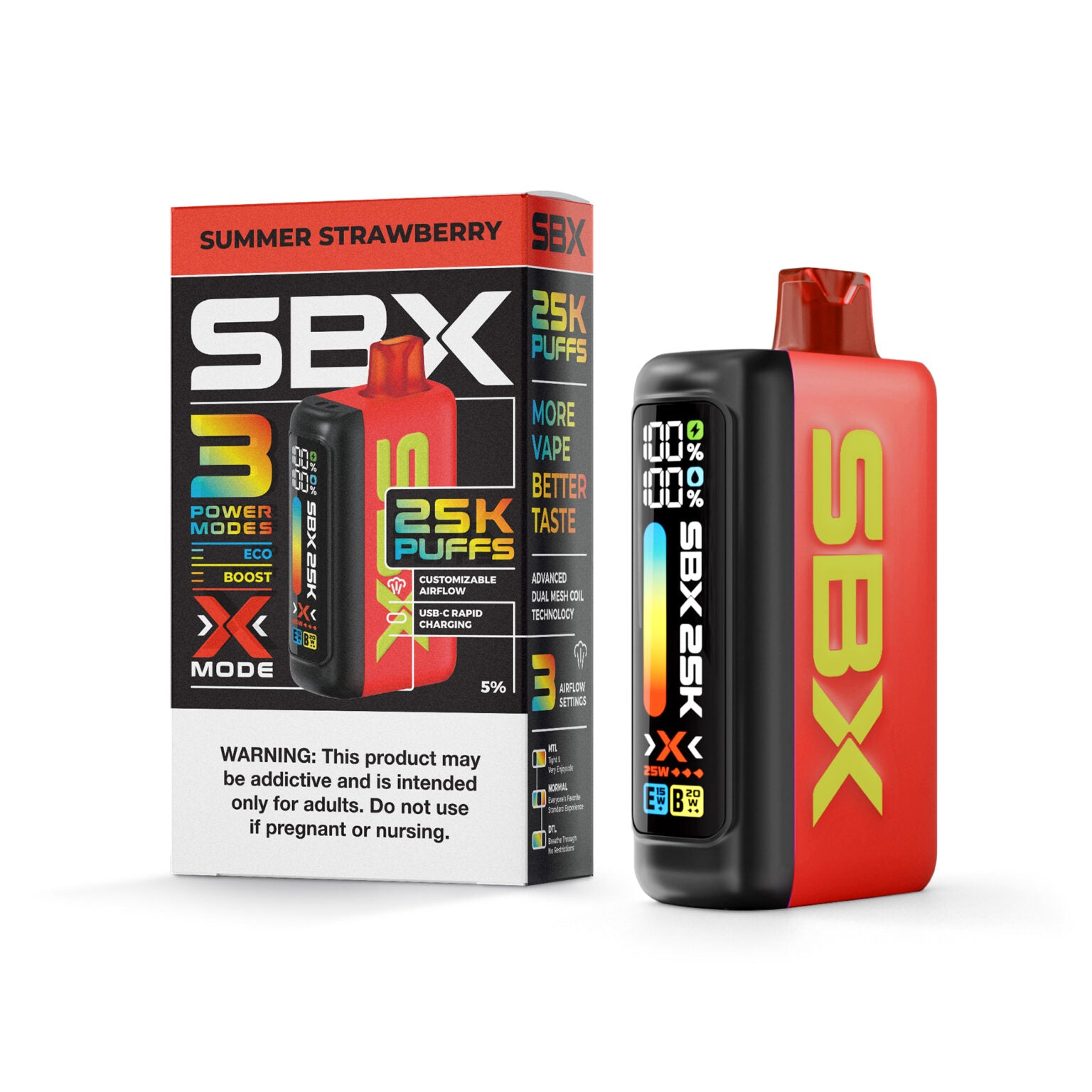 SBX 25K |SBX SUMMER STRAWBERRY 25K|810100436315|Pack of 5