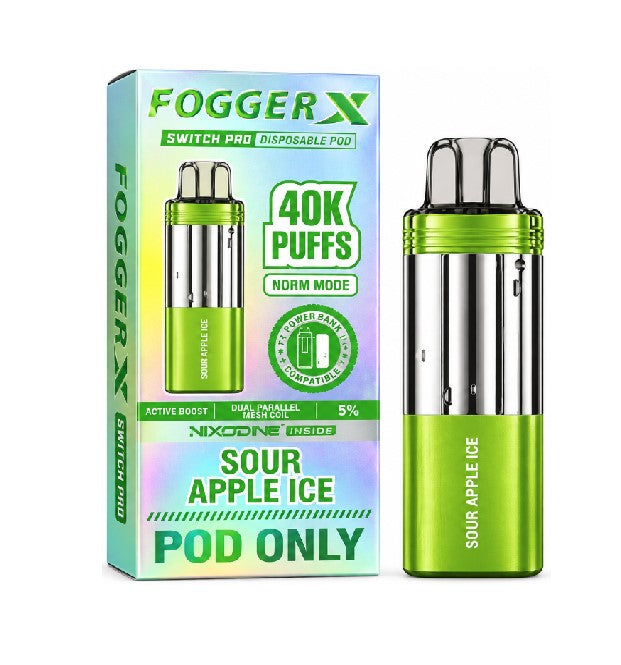 FOGER X SWITCH PRO POD NXD SOUR APPLE ICE 40K