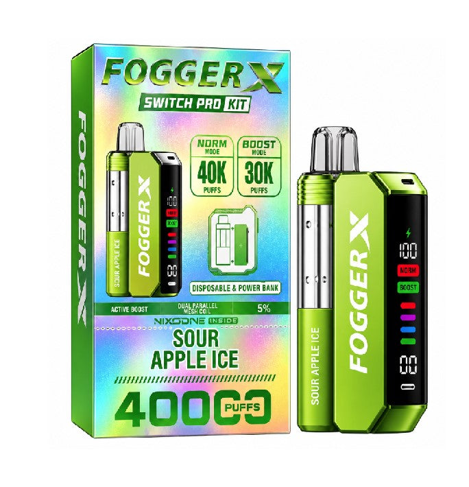 FOGER X SWITCH PRO KIT NXD SOUR APPLE ICE 40K