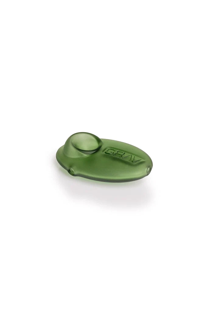 GRAV SANDBLASTED PEBBLE SPOON GREEN