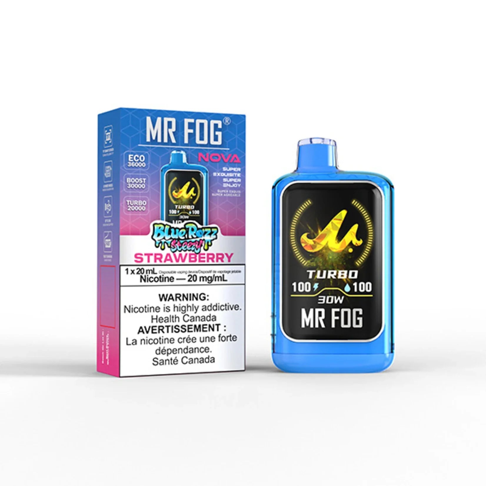 MR FOG NOVA STEEZY STRAWBERRY 36K
