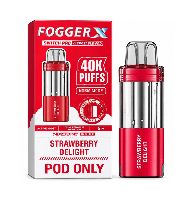 FOGER X SWITCH PRO POD NXD STRAWBERRY DELIGHT 40K