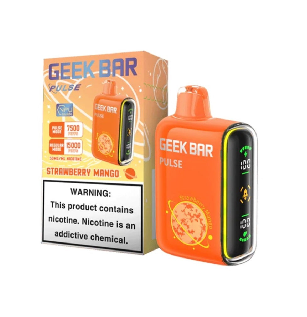 GEEK BAR PULSE STRAWBERRY MANGO 15K|810125434761|Pack Of|5