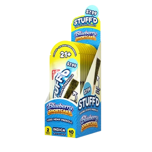 STUFF'D THCP PROLL BLUBRY SHORCKE 1.25GM IND 2CT
