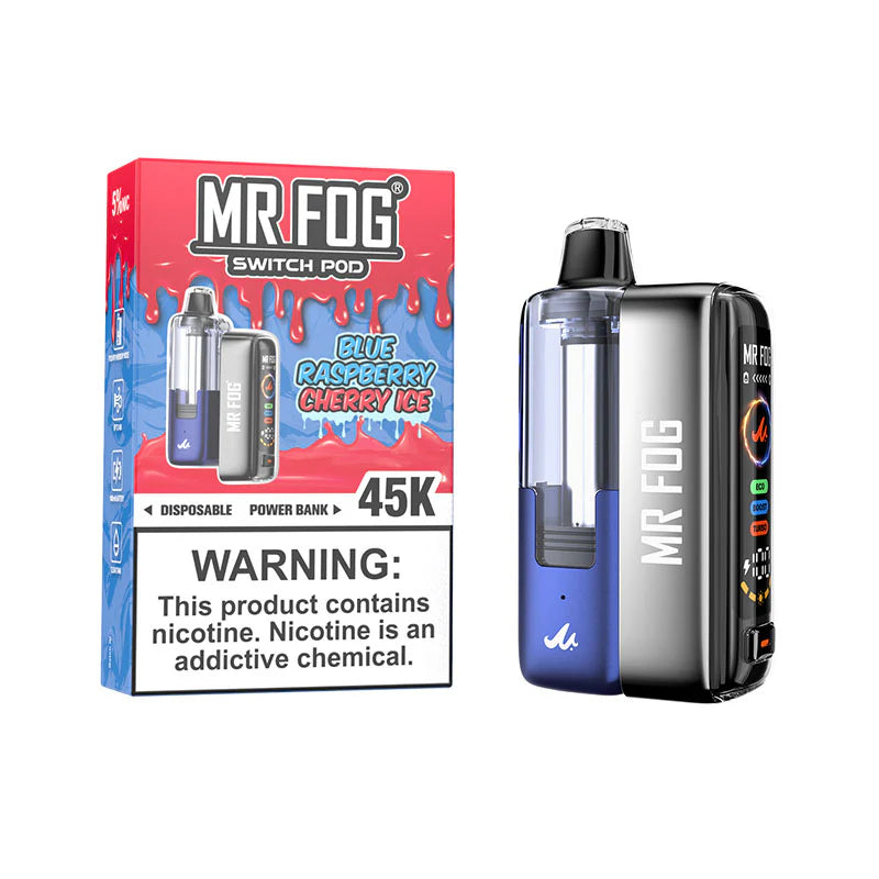 MR  FOG SWITCH POD KIT BLUE RASPBERRY CHERRY ICE 45K