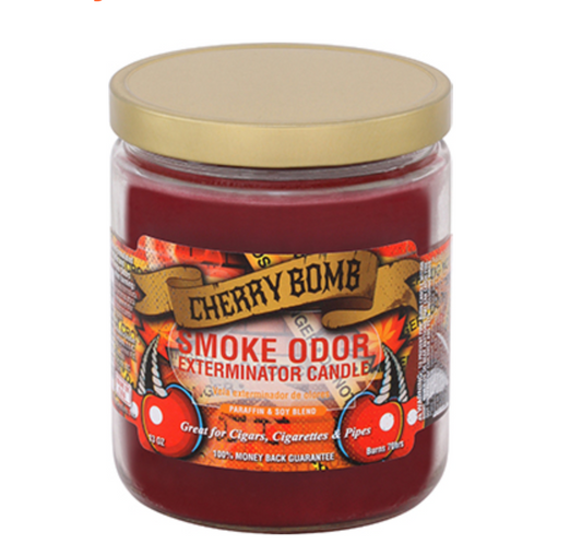 SMOKE ODOR CNDL CHERRY BOMB 13OZ 1CT