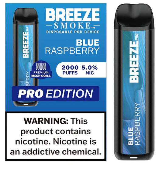 BREEZE SMOKE PRO EDITION BLUE RASPBRRY 2K