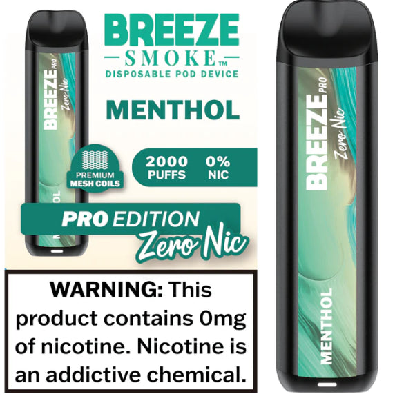 BREEZE SMOKE PRO EDITION MENTHOL 2K