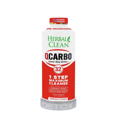 HERBAL QCARBO 1CT ULTIMATE CLEAN TROPICAL FLAVOR 32ONZ