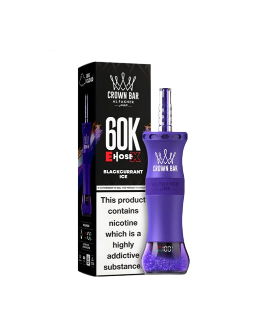 AL FAKHER CROWN BAR EHOSEX BLACK CURRANT ICE 60K