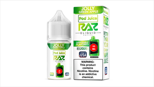 POD JUICE X RAZ JOLLY GREEN APPLE 35MG 30ML