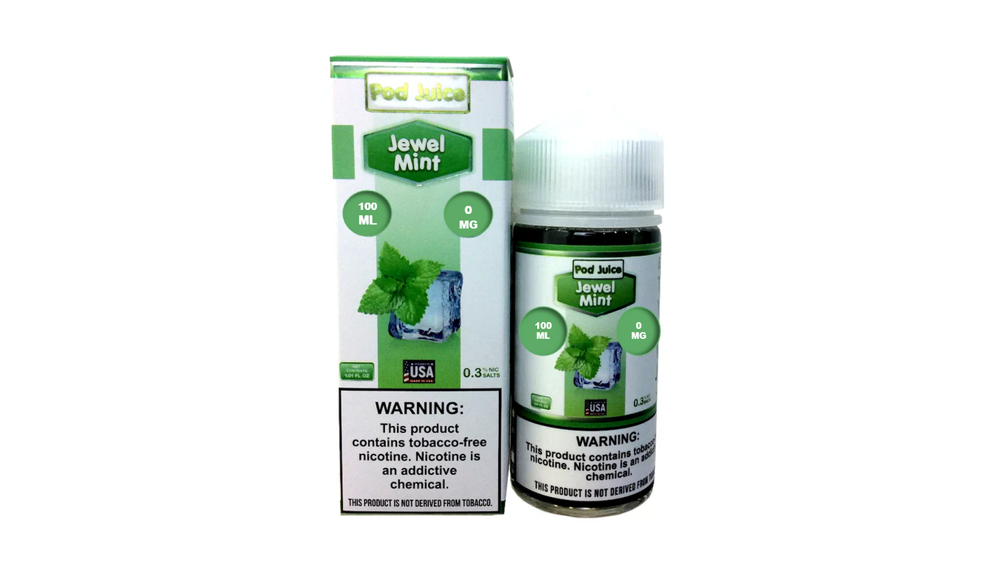 POD JUICE JEWEL MINT 0MG 100ML