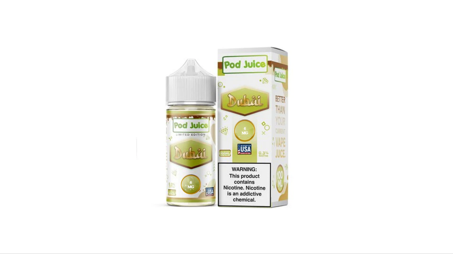 POD JUICE  DUBAI 6MG 100ML