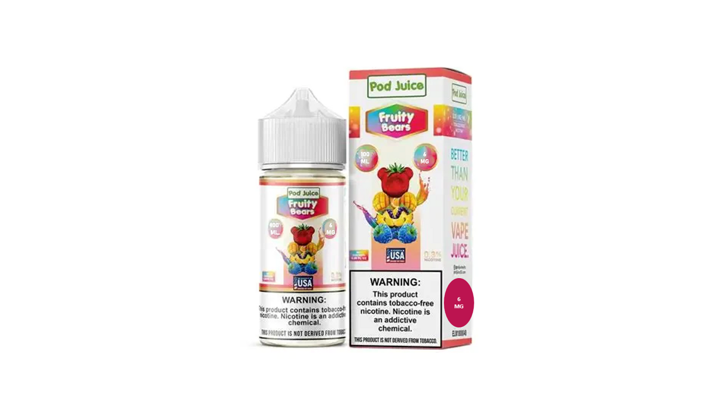 POD JUICE FRUITY BEARS 6MG 100ML