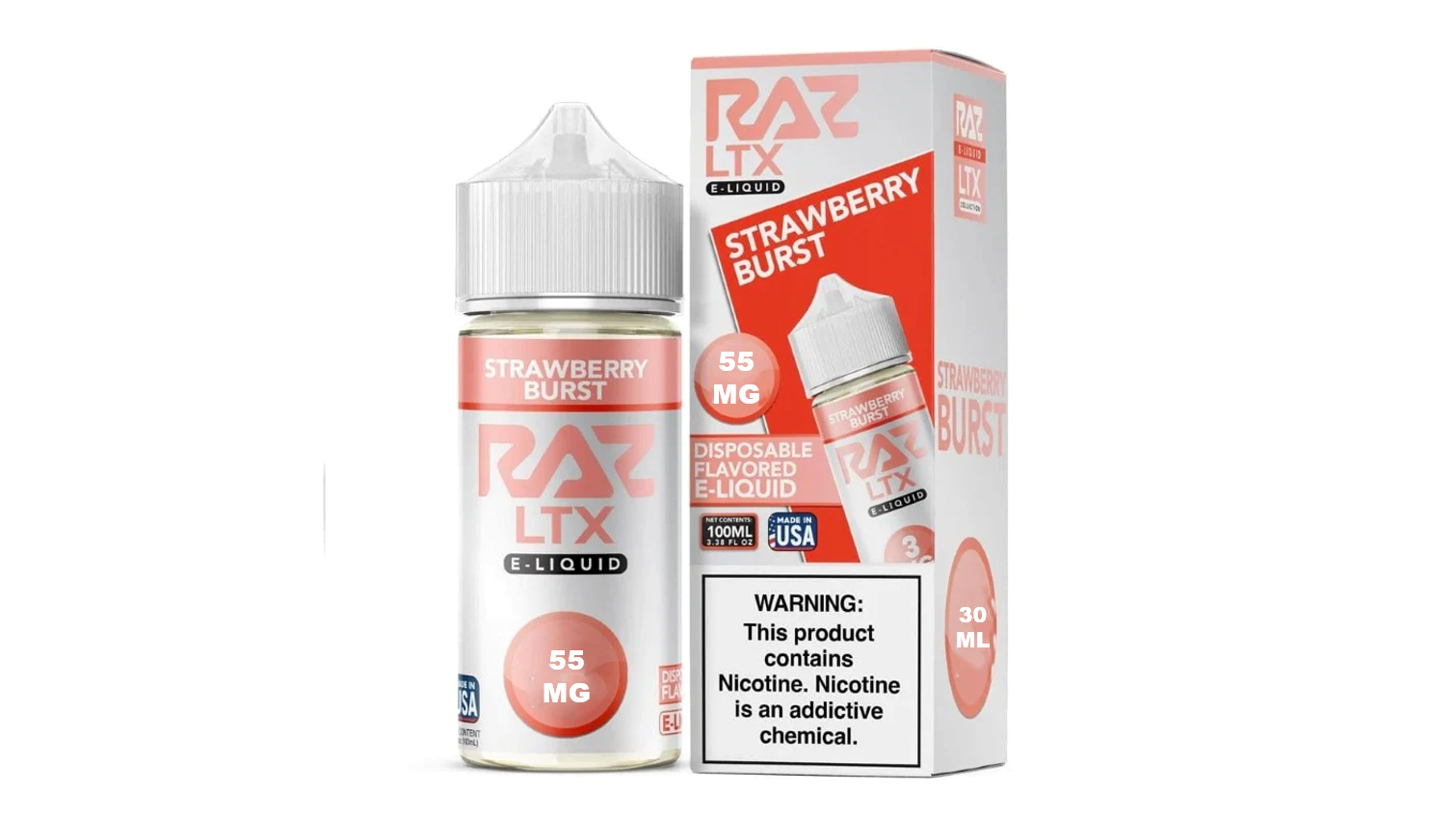 POD JUICE X RAZ STRAWBERRY BURST 55MG 30ML