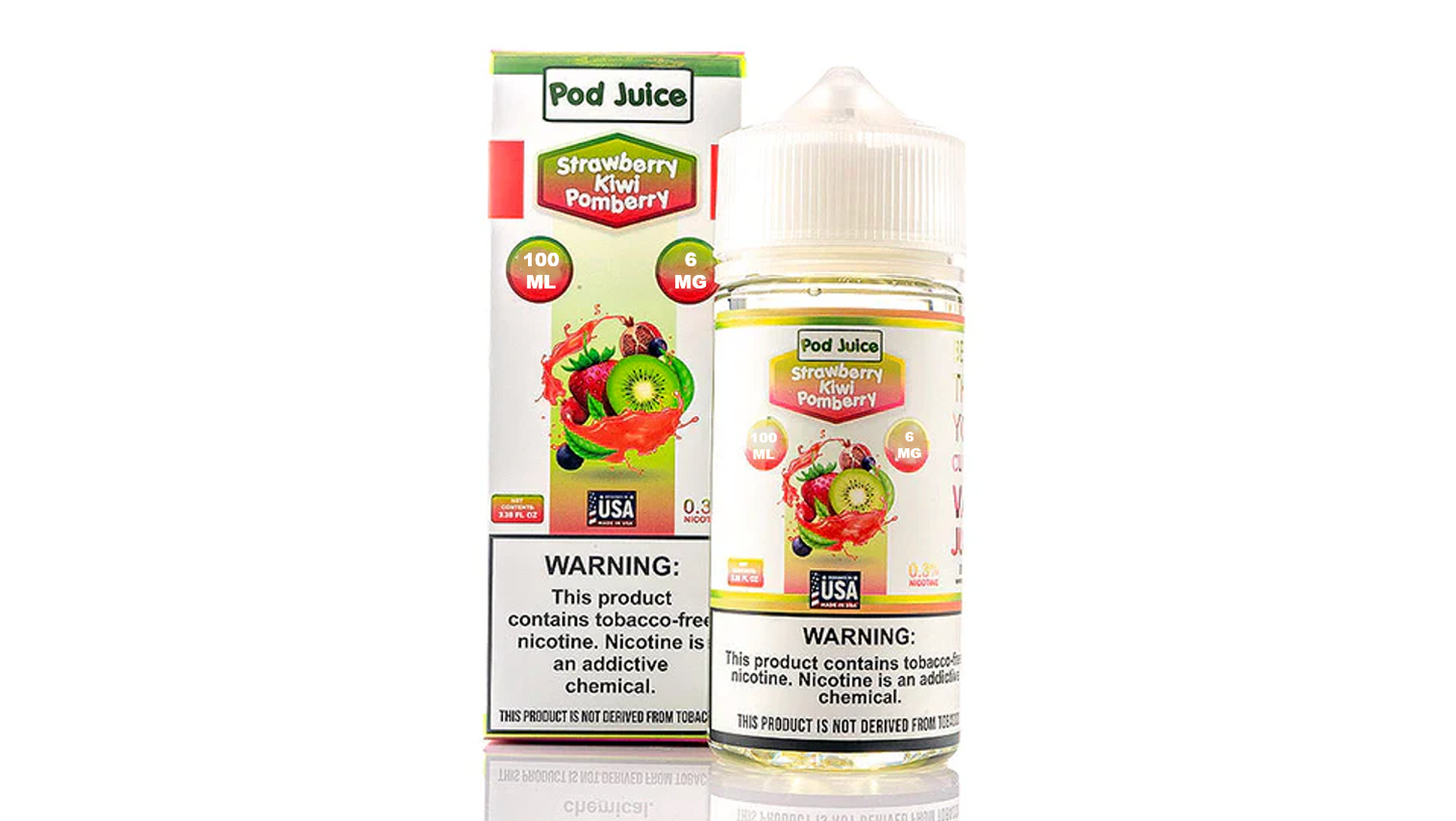 POD JUICE STWBRY KIWI POMBERRY 100ML 6MG