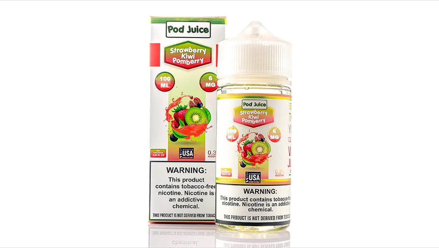 POD JUICE STWBRY KIWI POMBERRY 100ML 6MG