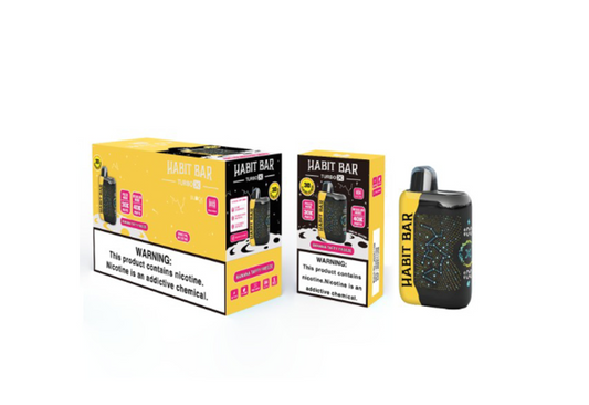 HABIT BAR TURBO X BANANA TAFFY FREEZE 40K