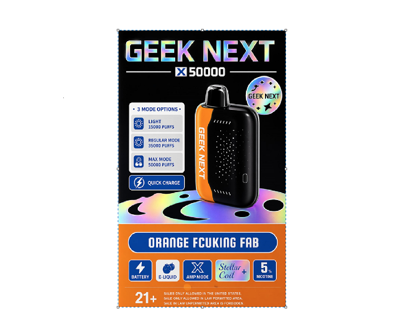 GEEK NEXT X50000 ORANGE FCUKING FAB 50K