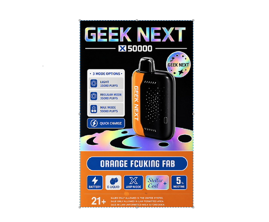 GEEK NEXT X50000 ORANGE FCUKING FAB 50K