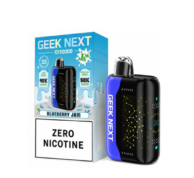 GEEK NEXT X50000 ZERO NIC BLUEBERRY JAM 50K