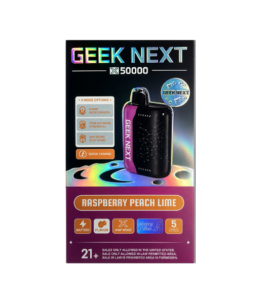 GEEK NEXT X50000 RASPBERRY PEACH LIME 50K